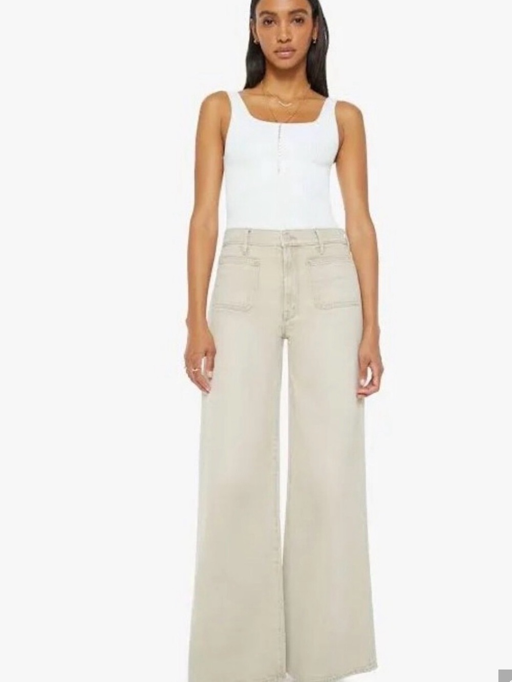 Undercover Sneak Patch Pocket Wide Leg Jeans